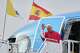 Pope Leo XIV arrives at Madrid's Adolfo Suarez International Airport, Saturday, June 6, 2026, as he starts a seven-day apostolic journey to mainland Spain and the Canary Islands.