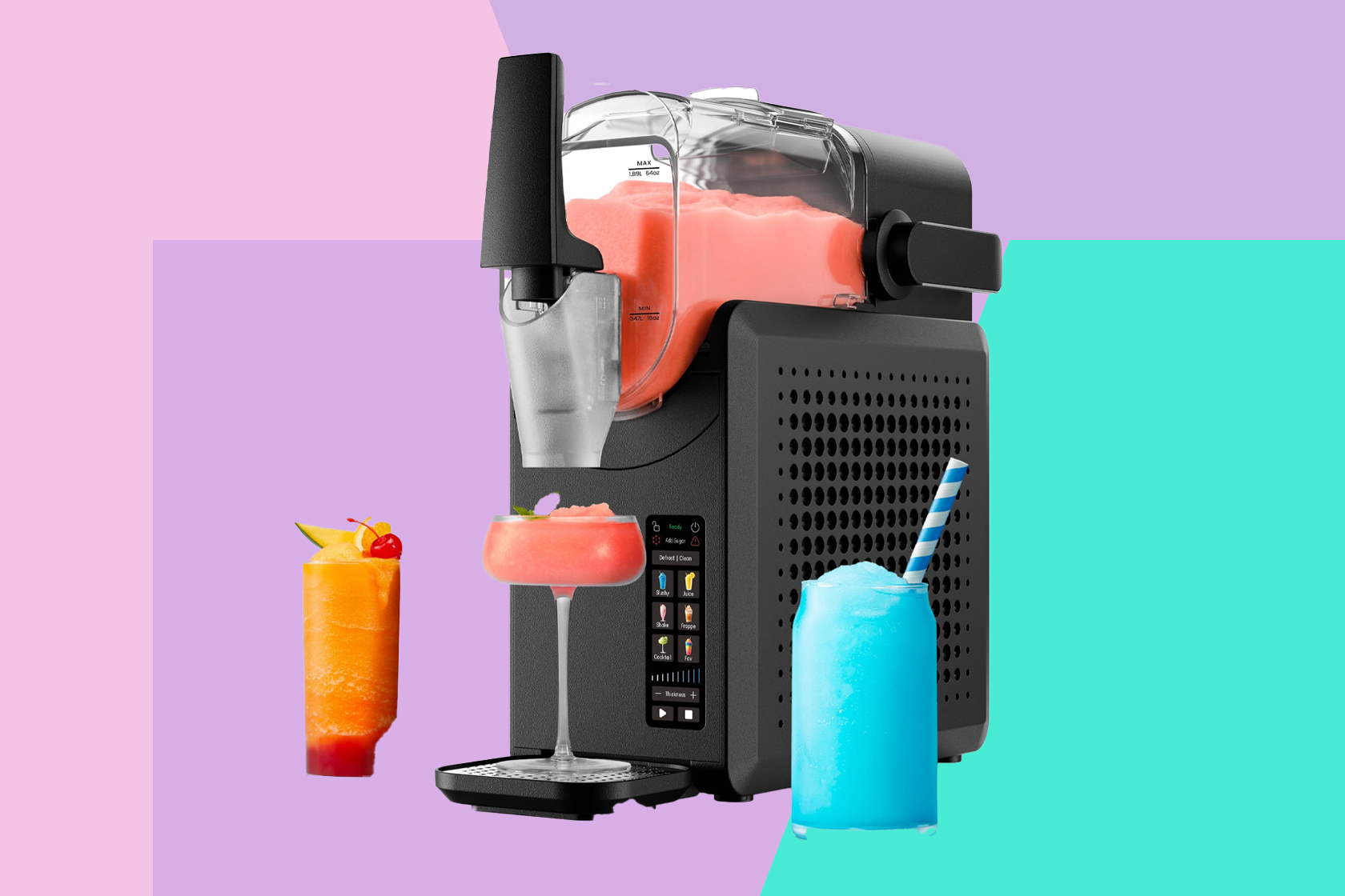 It's way too hot out not to have a slushie machine