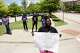 Karmelo Anthony’s extended family member Michael Wilson, front, of Fort Worth and other supporters of Anthony chant outside of the Collin County Courthouse as Anthony’s murder trial is underway in McKinney, TX, Saturday, June 6, 2026. Anthony is accused of killing 17-year-old Austin Metcalf last April at a Frisco track meet at David Kuykendall Stadium.