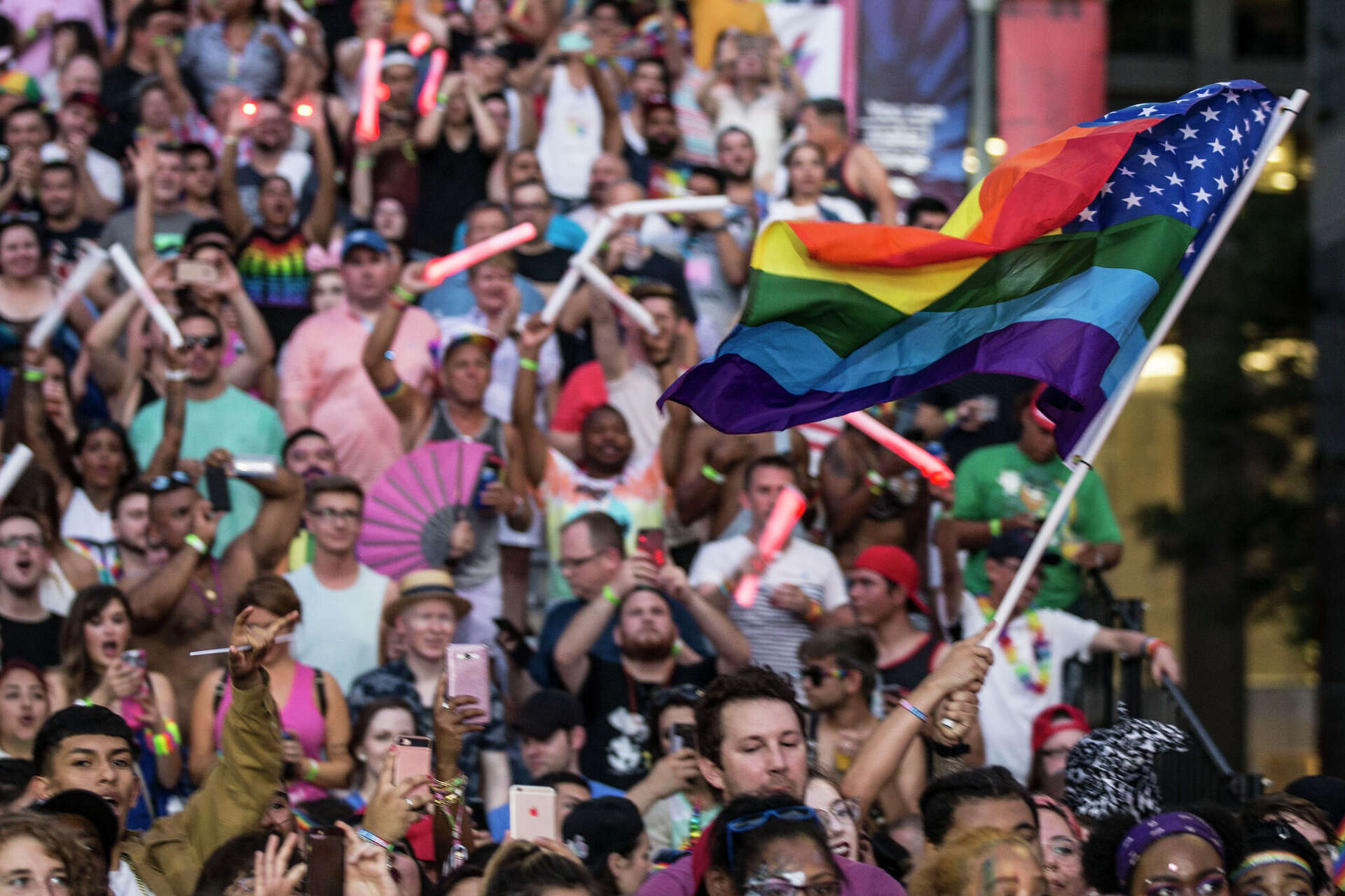 Houston Pride Parade washed out by storms, organizers seek new date