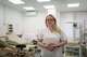 Dr. Nataliia Bohuslavska, head of the neonatal unit, poses for a photo at the regional perinatal center of Zaporizhzhia, Ukraine, Wednesday, May 6, 2026.