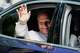 Pope Leo XIV waves in Madrid, Spain, Monday, June 8, 2026.
