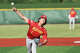 Roxana pitcher Bradley Herrin, shown throwing to a Williamsville batter during a Class 2A sectional baseball semifina...