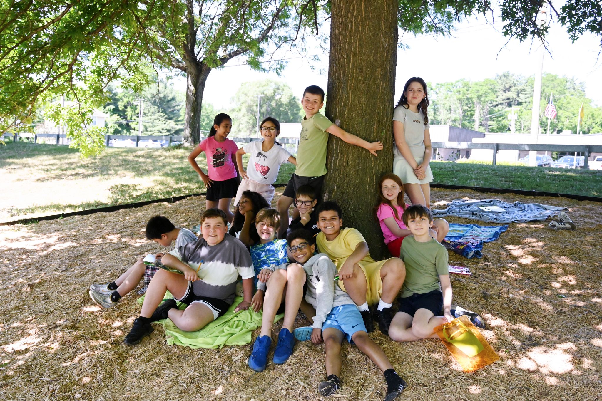 Fourth graders at Pine Bush elementary in Guilderland saved trees