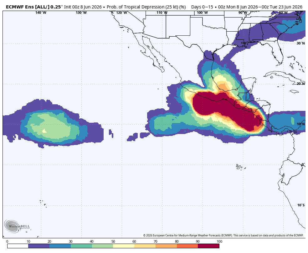 Pacific tropical storms Boris, Cristina form: What Texas should know
