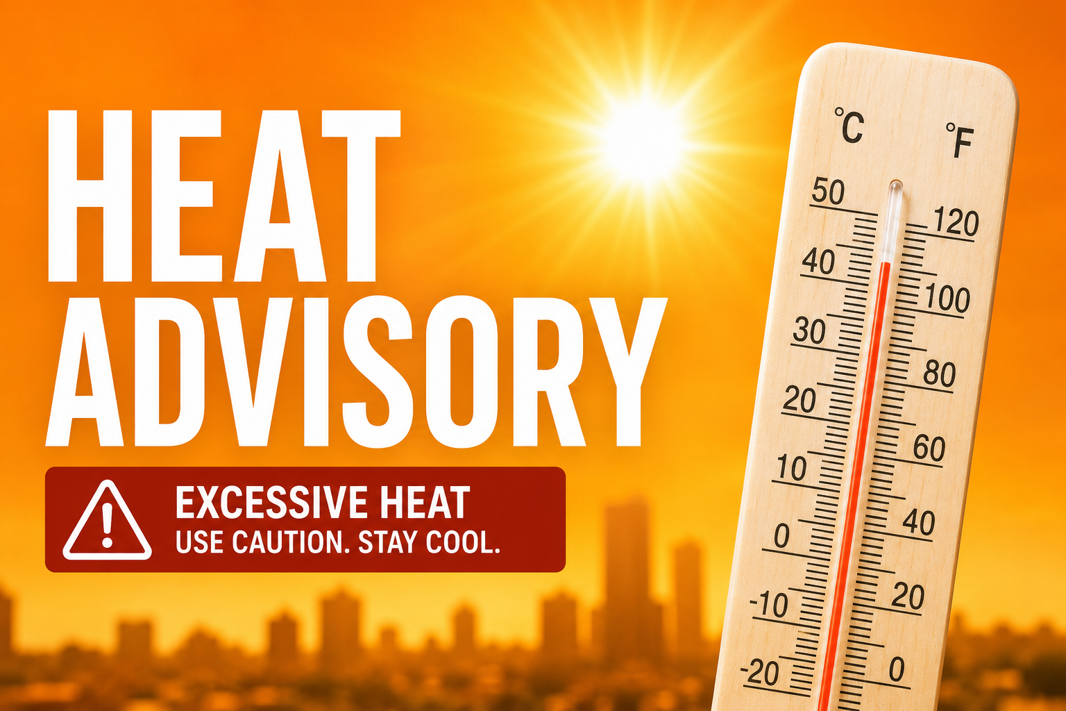 Madison County under heat advisory on June 9 as heat index nears 108 Editor June 8, 2026