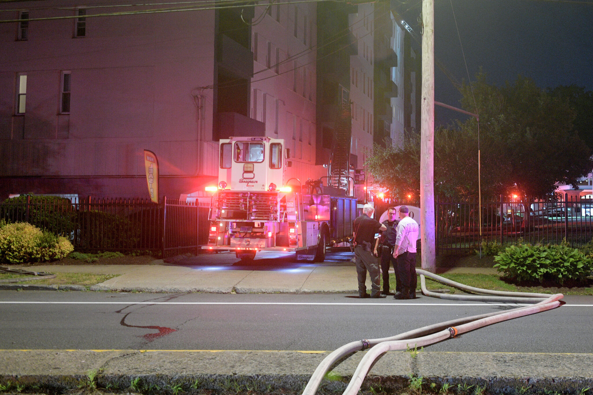 Sprinklers failed to activate in New Haven fire where person jumped to their death, chief says