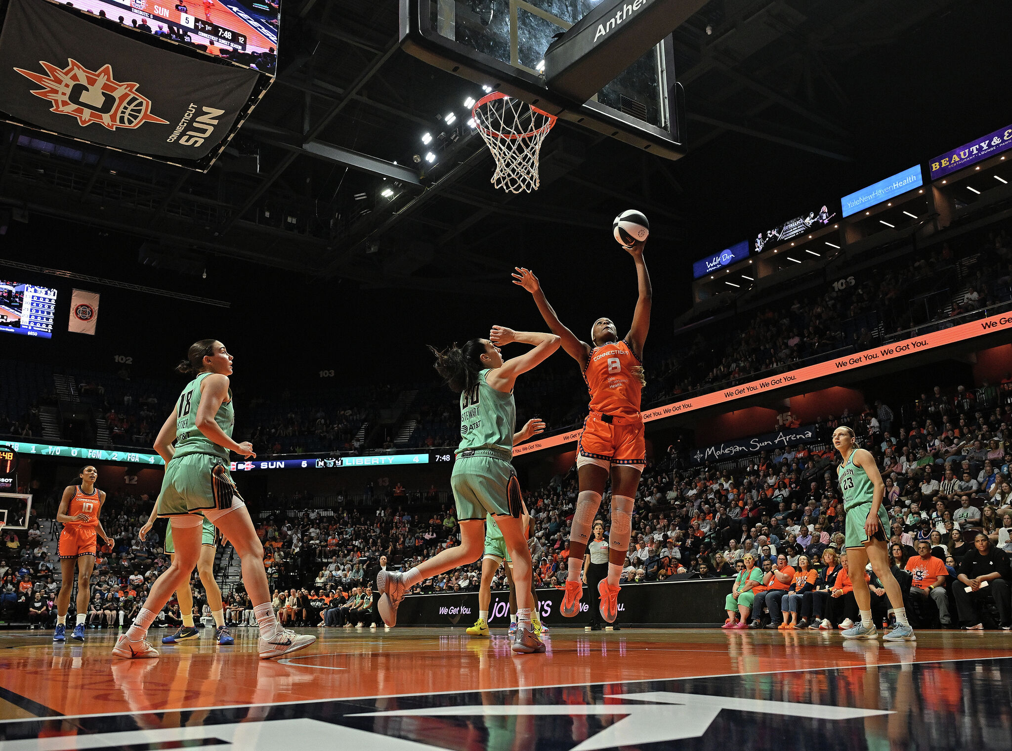 CT Sun fall short against Breanna Stewart and New York Liberty