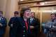 Sen. Susan Collins, R-Maine, chair of the Senate Appropriations Committee, heads to the chamber before votes on the immigration enforcement funding package, at the Capitol in Washington, Thursday, June 4, 2026.