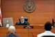 State District Judge Eric Moyé leading a hearing Tuesday the George L. Allen, Sr. Courts Building June 9, 2026.