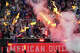 American Outlaws rooting on the United States Men's National Team during a game between Belgium and USA at Atlanta Stadium on March 28, 2026 in Atlanta, Georgia.
