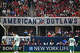 A banner for the American Outlaws is displayed during the international friendly between Portugal and the United States on March 31st, 2026 at Mercedes-Benz Stadium in Atlanta, GA.