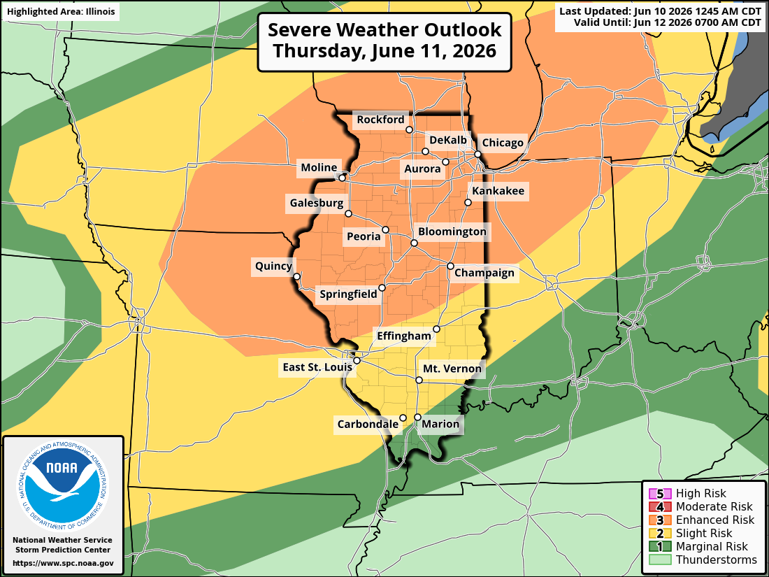 Severe weather threats coming into focus for Illinois