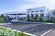 A digital architectural rendering shows the proposed Encompass Health inpatient rehabilitation facility proposed for 596, 612 and 616 E. Main St. in Branford.