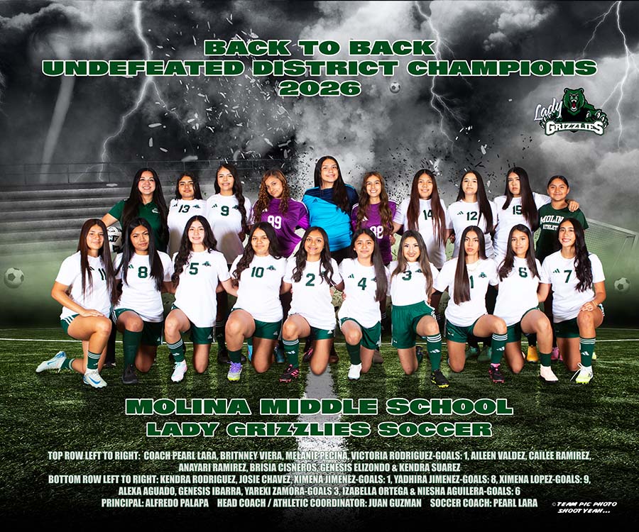 The Raul Molina Middle School girls’ soccer team continues to establish itself as one of the premier programs in south Laredo.