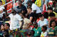 Senegal fans react in the second half of the international friendly match between Saudi Arabia and Senegal on June 9.