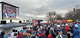 Soccer fans gather at Jennings Landing in Albany during a watch party for a 2022 FIFA World Cup game between the United States and England on Nov. 25, 2022.