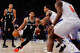 Rise of Dylan Harper one of five key questions Spurs must answer 6 San Antonio Spurs guard Dylan Harper (2) dribbles around New York Knicks forward Jeremy Sochan (20) during the second quarter of Game 4 of the NBA Finals at Madison Square Garden in New York, Wednesday, June 10, 2026.