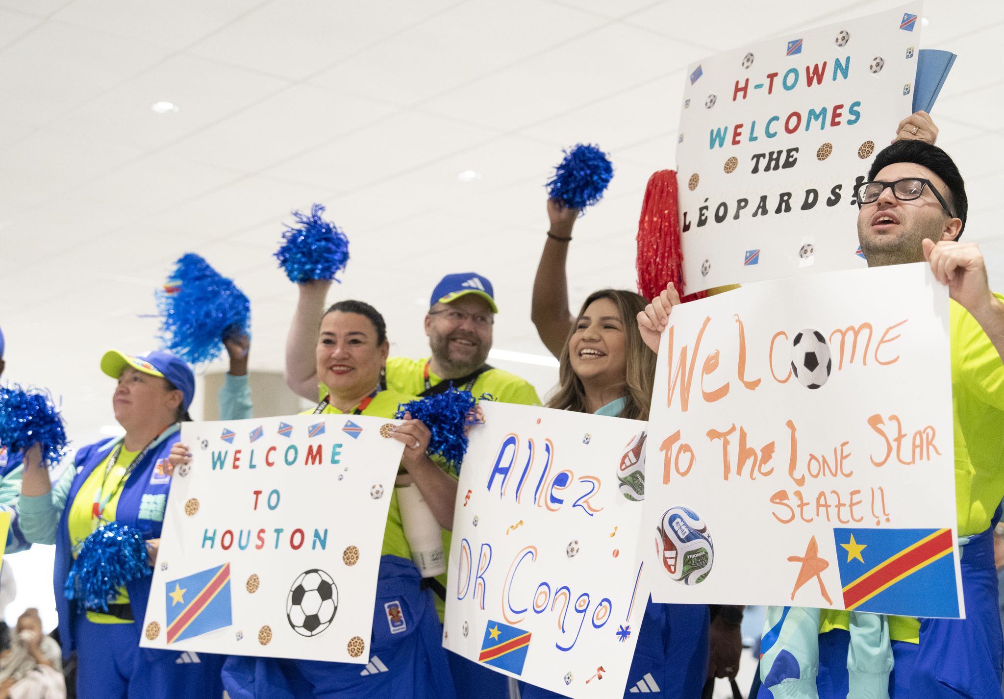DR Congo soccer team arrives in Houston as World Cup begins