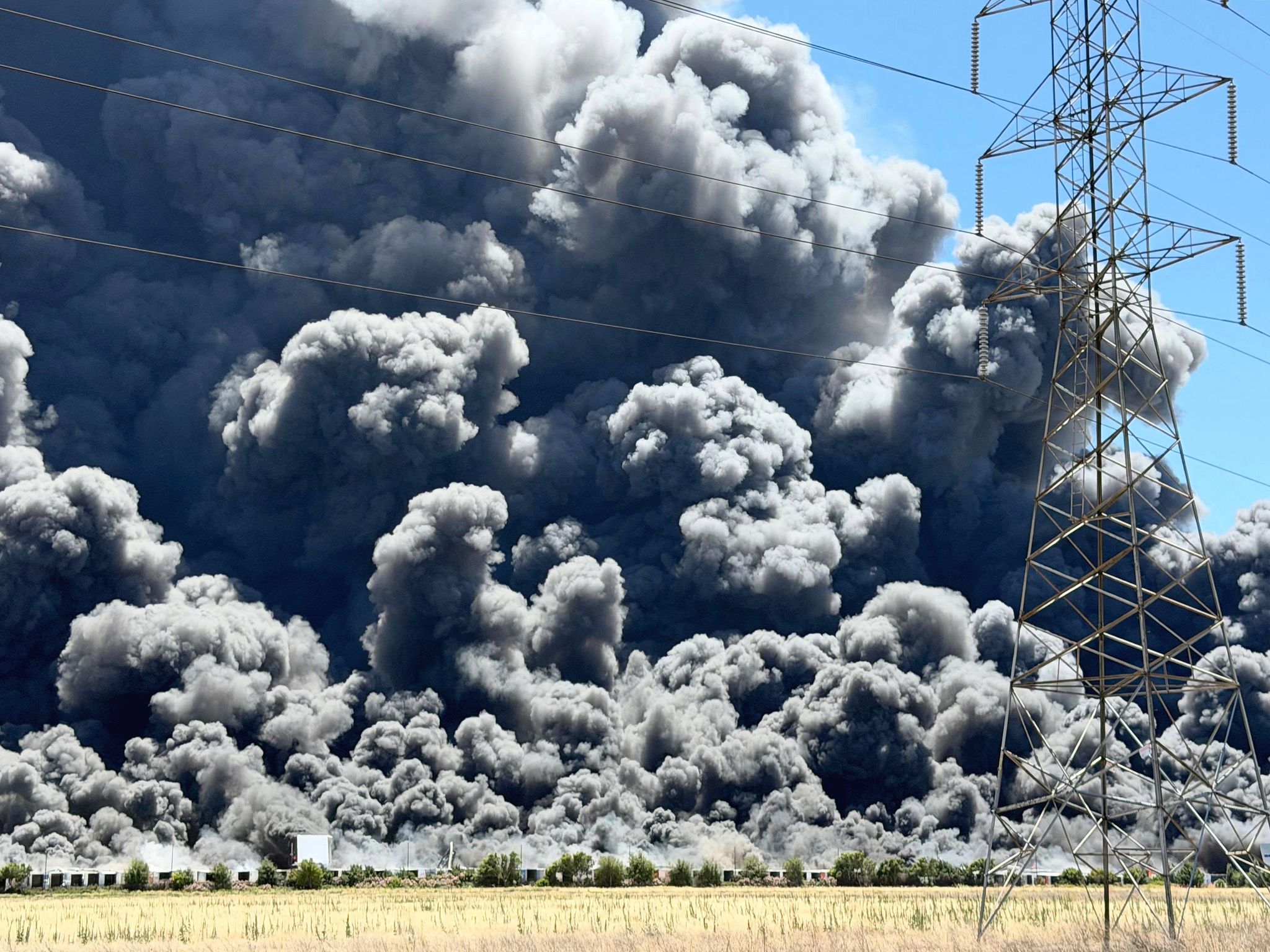 Tracy: Massive Medical Supply Warehouse Engulfed By Fire Thursday Afternoon