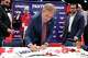 Republican Senate nominee Ken Paxton signs an autograph at the Texas GOP convention in the George R. Brown Convention Center in Houston.