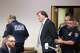 FILE - Alleged Gilgo serial killer Rex Heuermann is led into courtroom for a Frye hearing at Suffolk County Court in Riverhead, N.Y., April 3, 2025. (James Carbone/Newsday via AP, File)