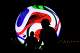 Fans pass a large LED soccer ball at the Dallas FIFA Fan Festival on Friday, June 12, 2026, in Dallas.