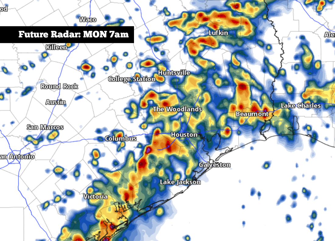 Houston's flood threat is rising this week. Here's when to expect downpours.