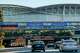 Vehicles make their way through San Francisco International Airport on Wednesday, Nov. 27, 2024.