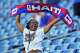 A Haiti supporter reacts ahead of the World Cup Group C soccer match between Haiti and Scotland in Foxborough, Mass., near Boston, Saturday, June 13, 2026.