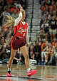 UNCASVILLE, CONNECTICUT - JUNE 13: Sophie Cunningham #8 of the Indiana Fever celebrates a three-pointer against the Connecticut Sun in the fourth quarter at Mohegan Sun Arena on June 13, 2026 in Uncasville, Connecticut. NOTE TO USER: User expressly acknowledges and agrees that, by downloading and or using this photograph, User is consenting to the terms and conditions of the Getty Images License Agreement. (Photo by Sean D. Elliot/Getty Images)
