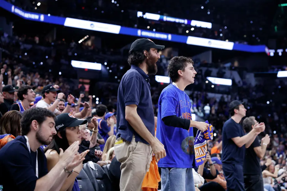 during the second quarter of game five of the NBA Championship at Frost Bank Center on Saturday, June13, 2026.