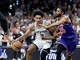 Rise of Dylan Harper one of five key questions Spurs must answer 1 San Antonio Spurs guard Dylan Harper (2) drives to the basket past New York Knicks guard Mikal Bridges (25) during the fourth quarter of game five of the NBA Championship at Frost Bank Center on Saturday, June13, 2026.