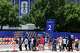 Fans make their way to the Dallas Stadium ahead of the match between Netherlands and Japan, on Sunday, June 14, 2026 in Arlington.
