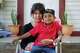 Maria Contreras, left, poses for a photo with her son, Ian Contreras on Thursday, April 9, 2026, in Fort Worth, Texas.