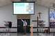 Oscar Ortiz, representing the the Catholic Diocese of Fort Worth, speaks at St. George Catholic School during a session with parents on Texas’ private school voucher program, Wednesday, Jan. 21, 2026, in Fort Worth, Texas.