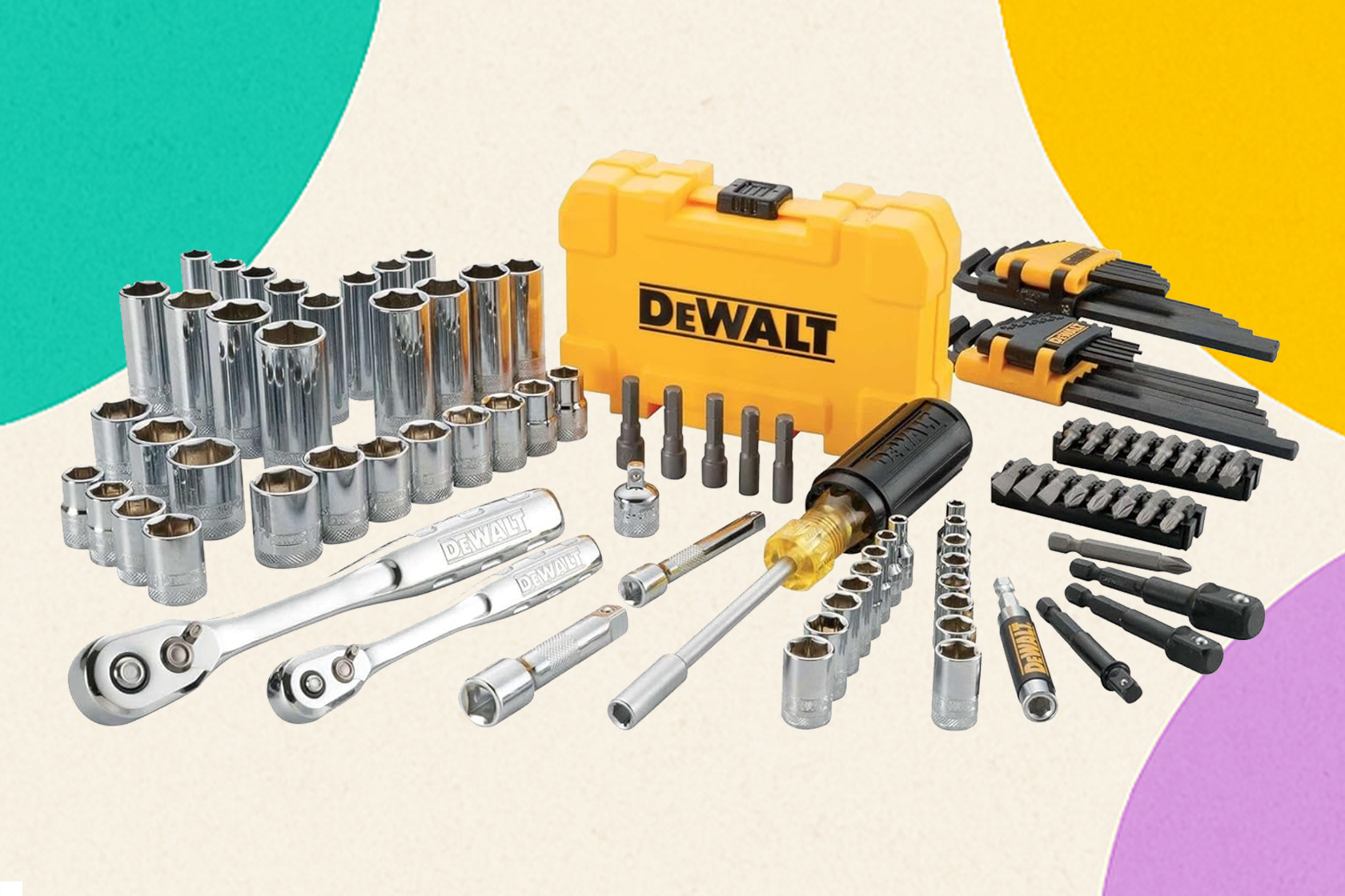DeWalt's 108-piece mechanics tool set is nearly 30% off ahead of Prime Day