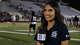 Rio Grande Valley native Daniella Hernandez is seen reporting from the sidelines during a high school football game. Hernandez recently left the Valley's ABC affiliate, KRGV Channel 5 News, where she served as a sports reporter and weekend news anchor.