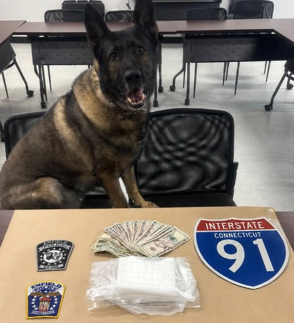 More than a half-pound of cocaine found in Enfield traffic stop on I-91: Police