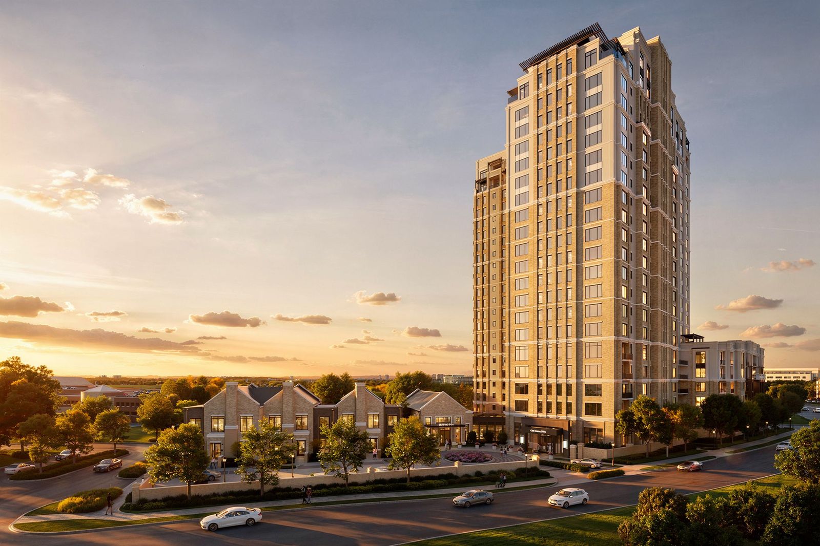 story Plano apartment tower and other D