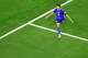Croatia forward Petar Musa (26) of FC Dallas reacts after scoring a first half goal in a FIFA World Cup Group L soccer match at Dallas Stadium in Arlington, June 17, 2026.