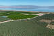 An aerial view of the landscape in Imperial County, Calif., near the Salton Sea.
