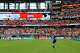 Croatia forward Ivan Perišic (14) warms up ahead of FIFA World Cup Group L soccer match against England, on Wednesday, June 17, 2026 , at Dallas Stadium in Dallas.