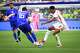 England midfielder Jude Bellingham (10) dribbles out the ball from Croatia midfielder Martin Baturina (16) during the second half of FIFA World Cup Group L match against Croatia, on Wednesday, June 17, 2026 , at Dallas Stadium in Dallas.