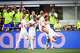 England midfielder Jude Bellingham (10) celebrates after scoring goal during the second half of FIFA World Cup Group L match against Croatia, on Wednesday, June 17, 2026 , at Dallas Stadium in Dallas.