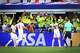 England midfielder Jude Bellingham (10) celebrates after scoring goal during the second half of FIFA World Cup Group L match against Croatia, on Wednesday, June 17, 2026 , at Dallas Stadium in Dallas.