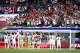 England players greets the fans following their side’s win against Croatia in FIFA World Cup Group L match, on Wednesday, June 17, 2026 , at Dallas Stadium in Dallas.
