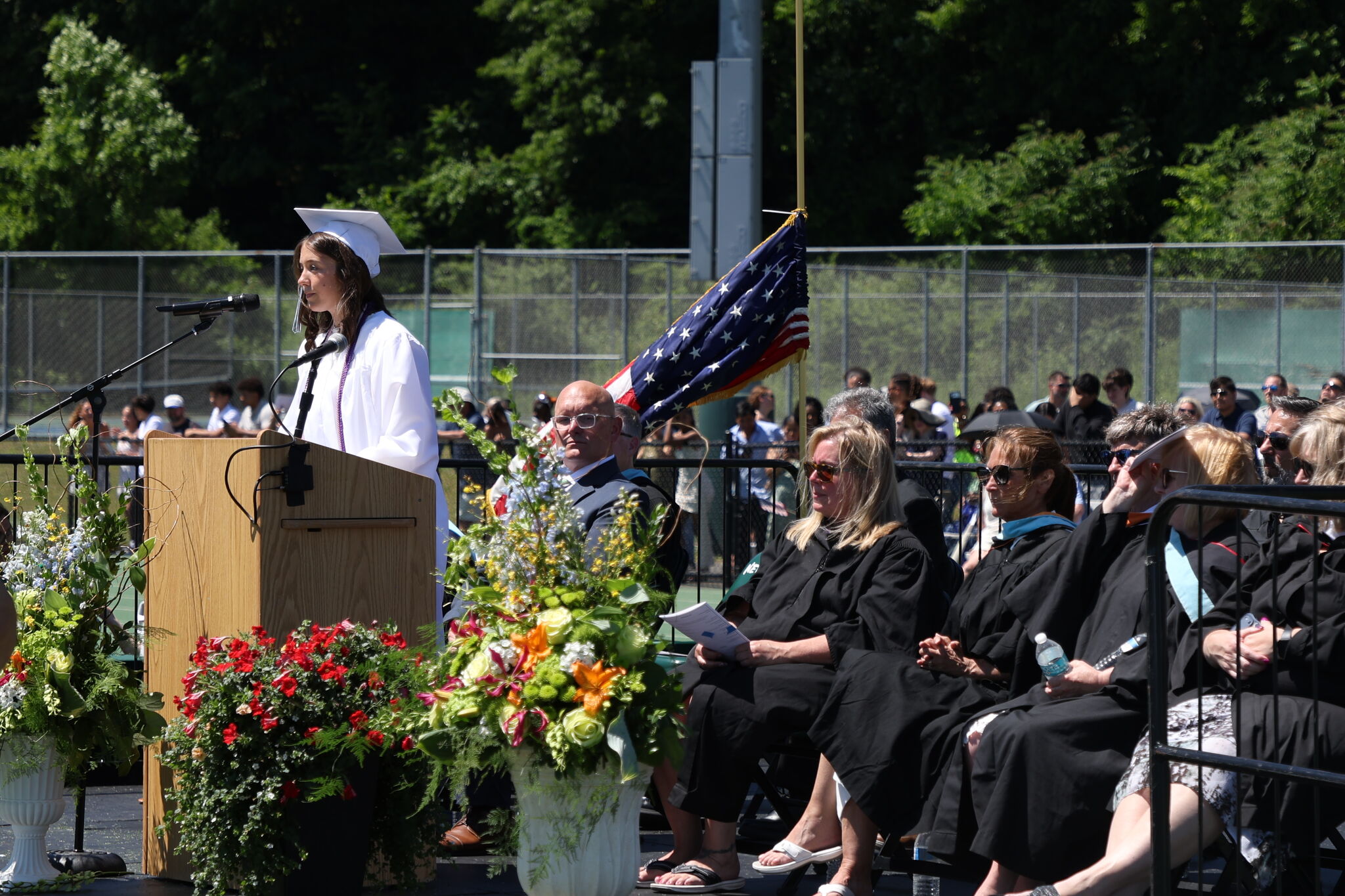 New Milford High School salutes the Class of 2026 at graduation