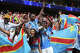 Congo DR fans arrive before the FIFA World Cup 2026 Group K match between Portugal and Congo DR at Houston Stadium on June 17, 2026 in Houston, Texas.