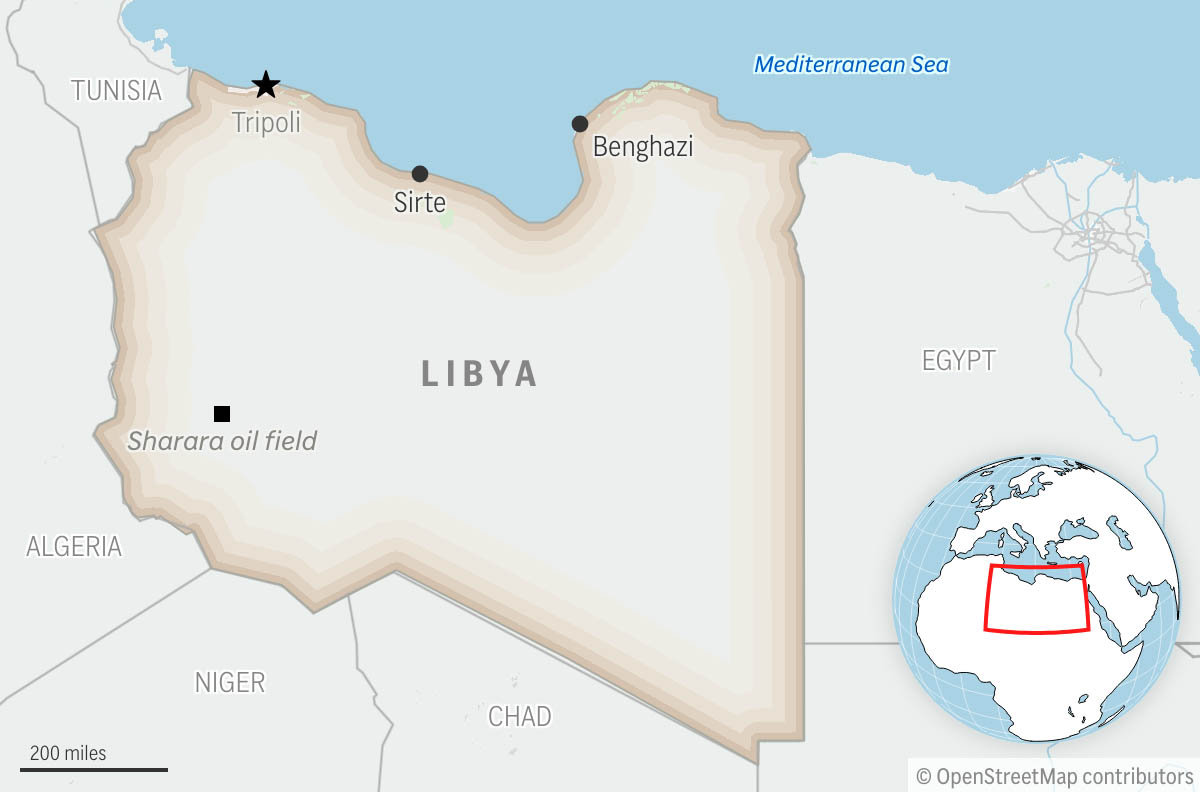 Boat with migrants capsized north off Libya, leaving 51 dead or missing, group says